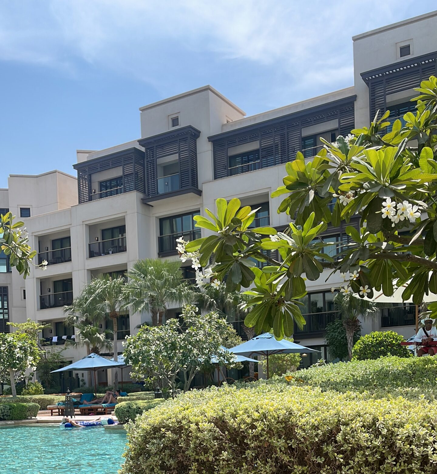 Adults-only terrace pool at Jumeirah Al Naseem, Dubai